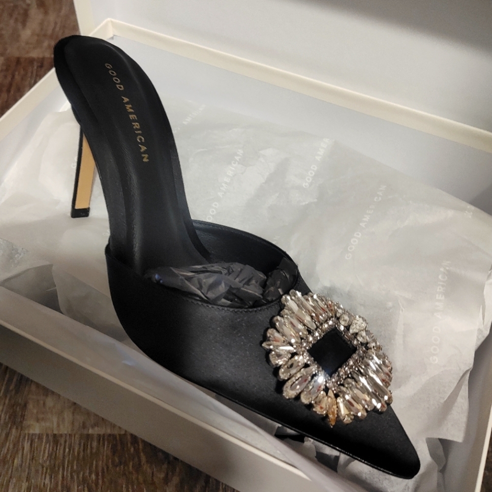 Black Good American heels size 8